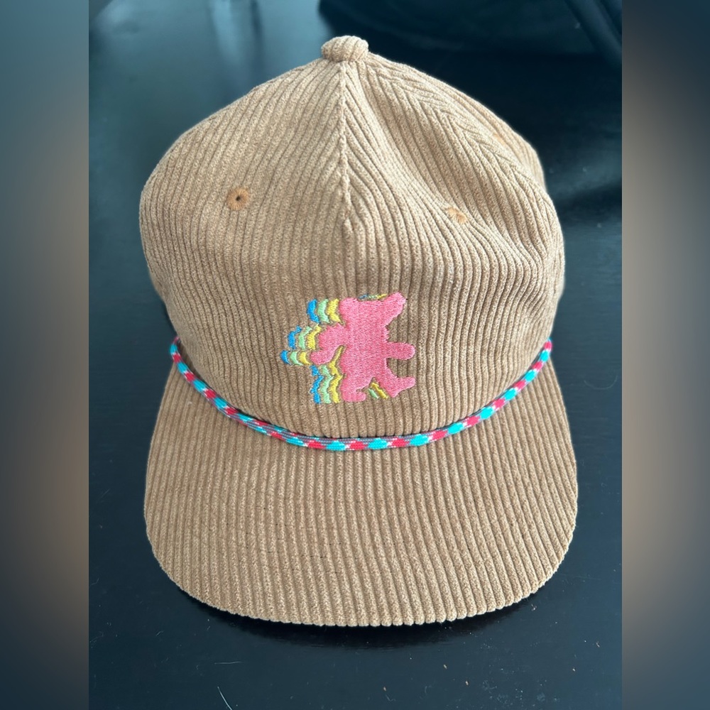 Wookles cord Grateful Dead hat dancing bears